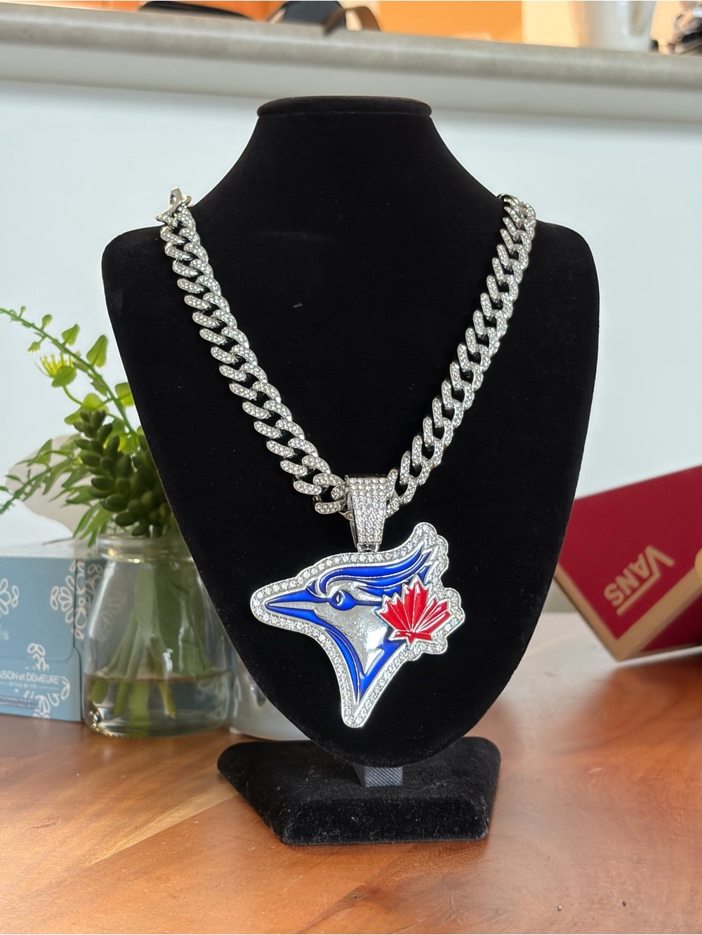 Toronto Blue Jays Pendant Cuban Link Necklace
